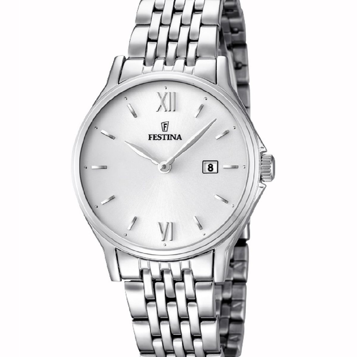 FESTINA - Reloj F16748/2 Festina Blanco Mujer Acero Clásico