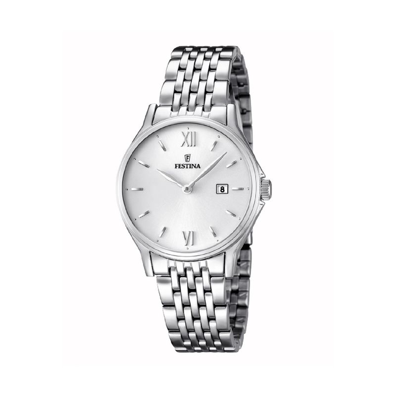 FESTINA - Reloj F16748/2 Festina Blanco Mujer Acero Clásico
