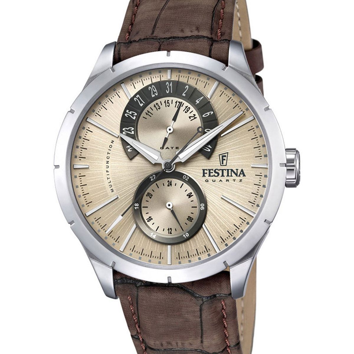 FESTINA - Reloj F16573/9 Festina Beige Hombre Retro