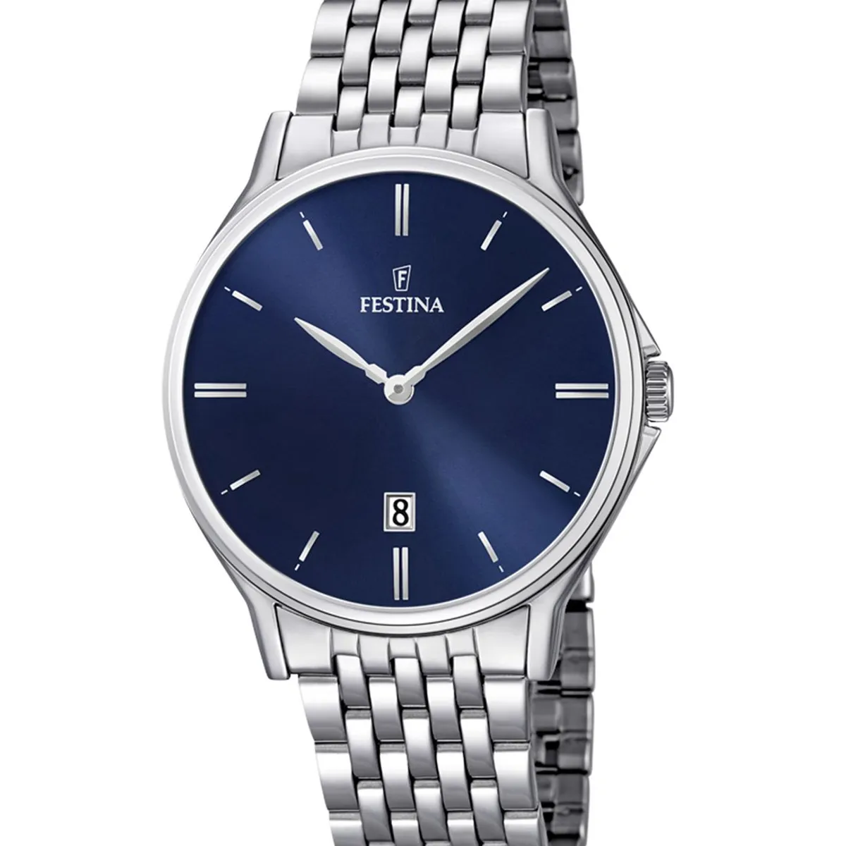 FESTINA - Reloj F16744/3 Festina Azul Hombre Acero Clásico
