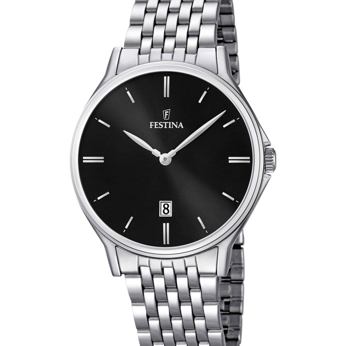 FESTINA - Reloj F16744/4 Festina Negro Hombre Acero Clásico