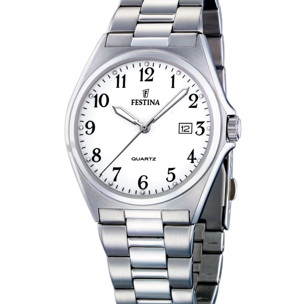 FESTINA - Reloj F16374/1 Festina Blanco Hombre Acero Clasico