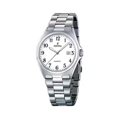 FESTINA - Reloj F16374/1 Blanco Hombre Acero Clasico