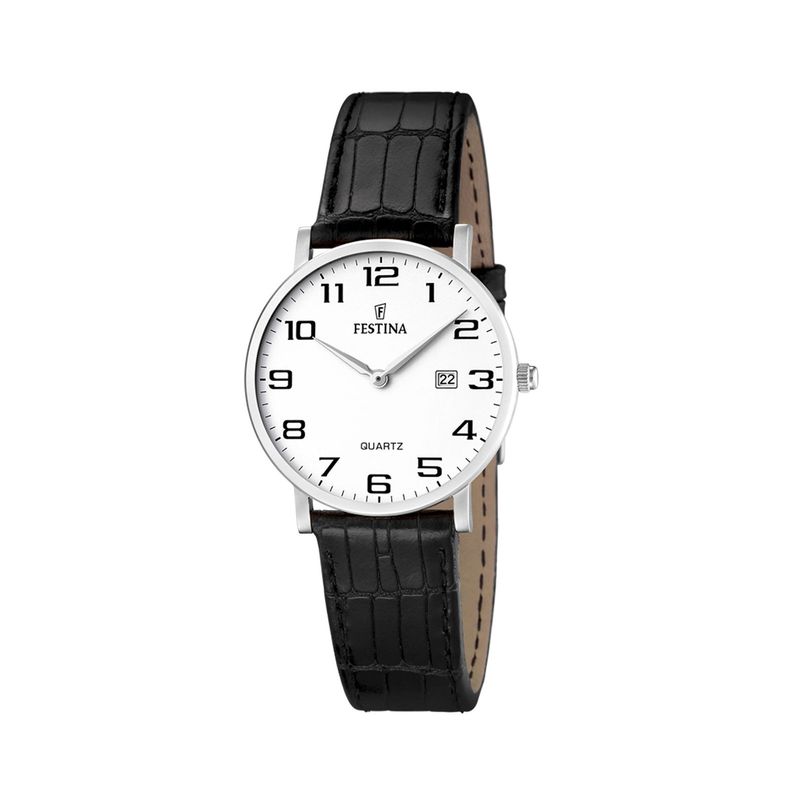 FESTINA - Reloj F16477/1 Festina Blanco Mujer Correa Clasico
