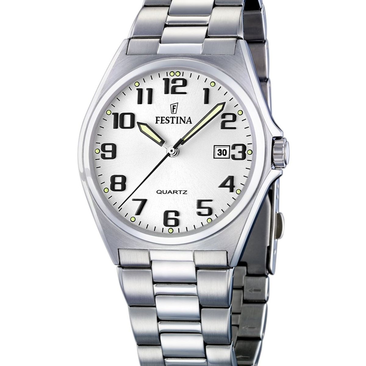 FESTINA - Reloj F16374/9 Festina Blanco Hombre Acero Clásico