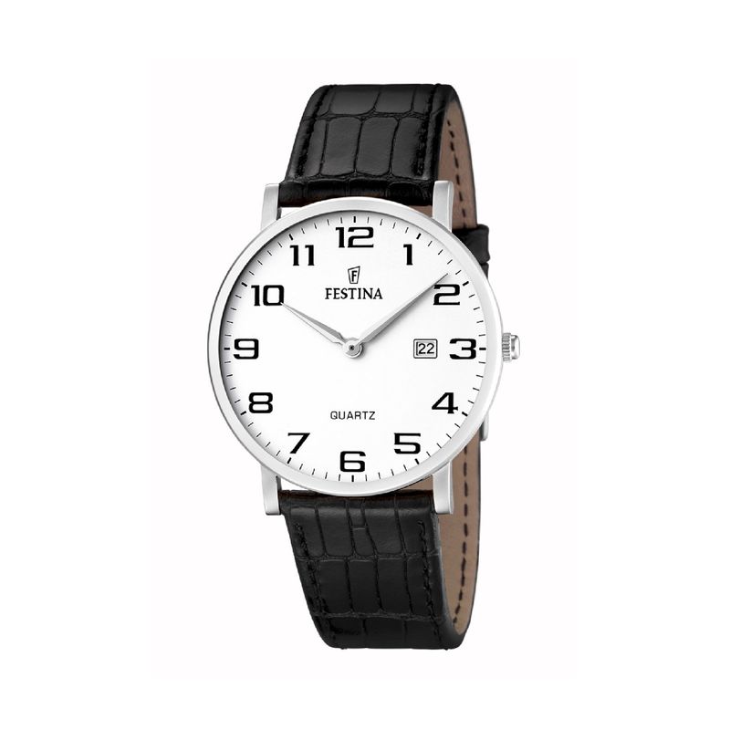 FESTINA - Reloj F16476/1 Festina Blanco Hombre Correa Clásico