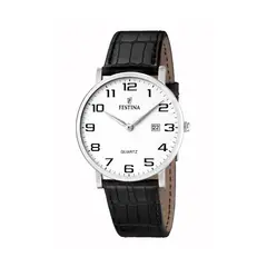 FESTINA - Reloj F16476/1 Blanco Hombre Correa Clásico