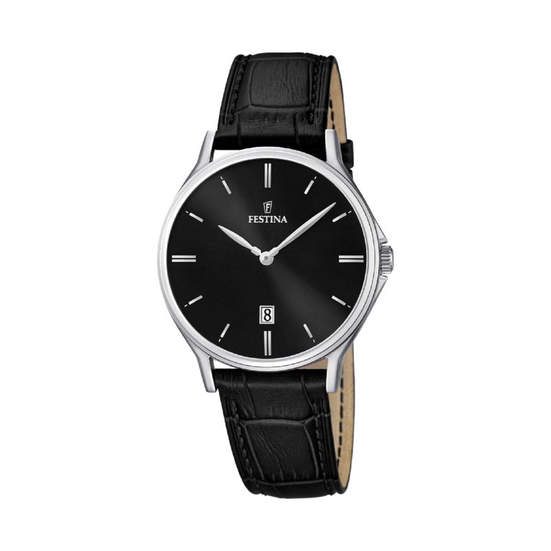 FESTINA - Reloj F16745/5 Festina Negro Hombre Correa Clasico