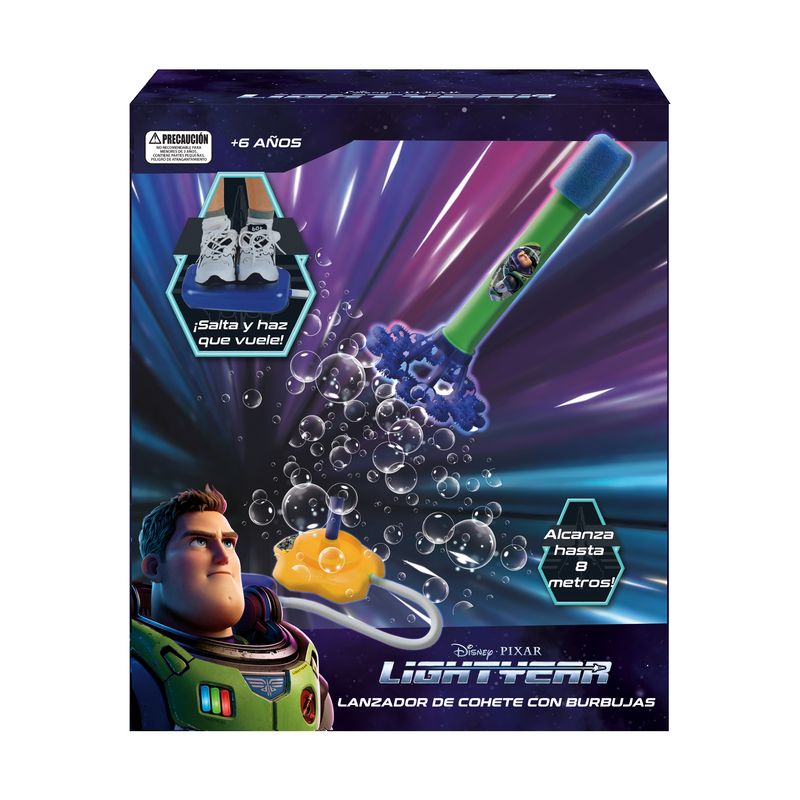 DISNEY - Lanzador De Cohete con Burbujas Lightyear Disney