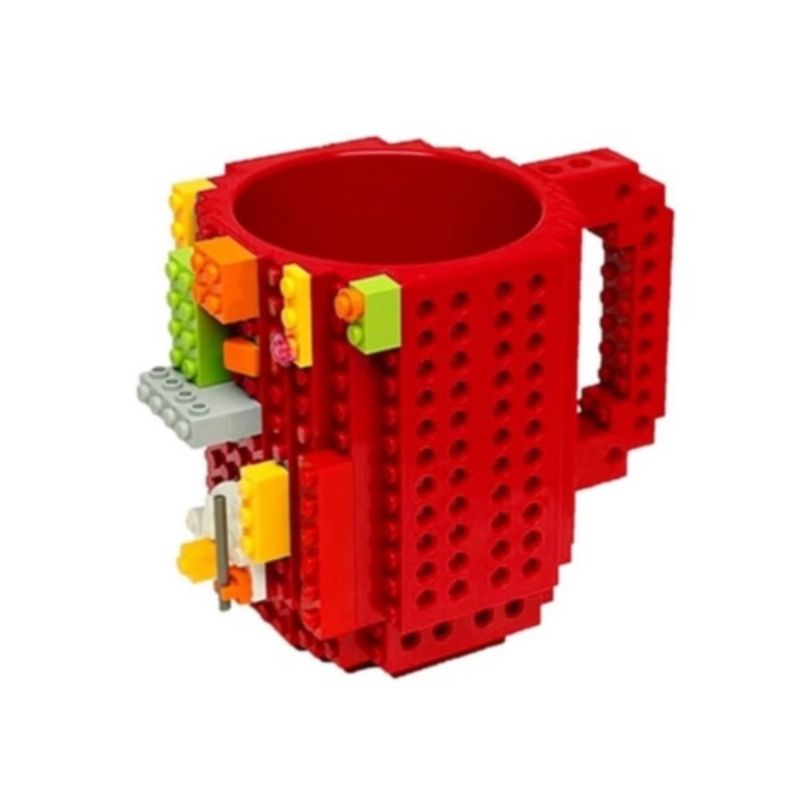 GENERICO - Tazon Mug Bloques Tazon Taza Mug Para Jugar Con Bloques Colores.