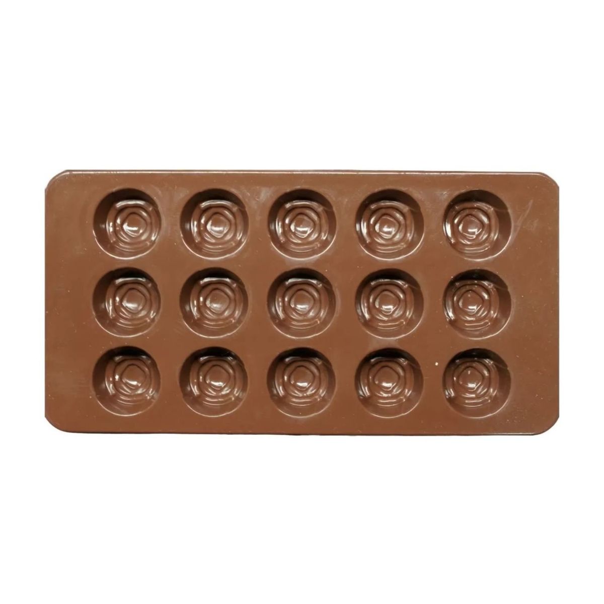 GENERICO - Molde Silicona Muffin Cupcake Corazones Chocolate Repostería.