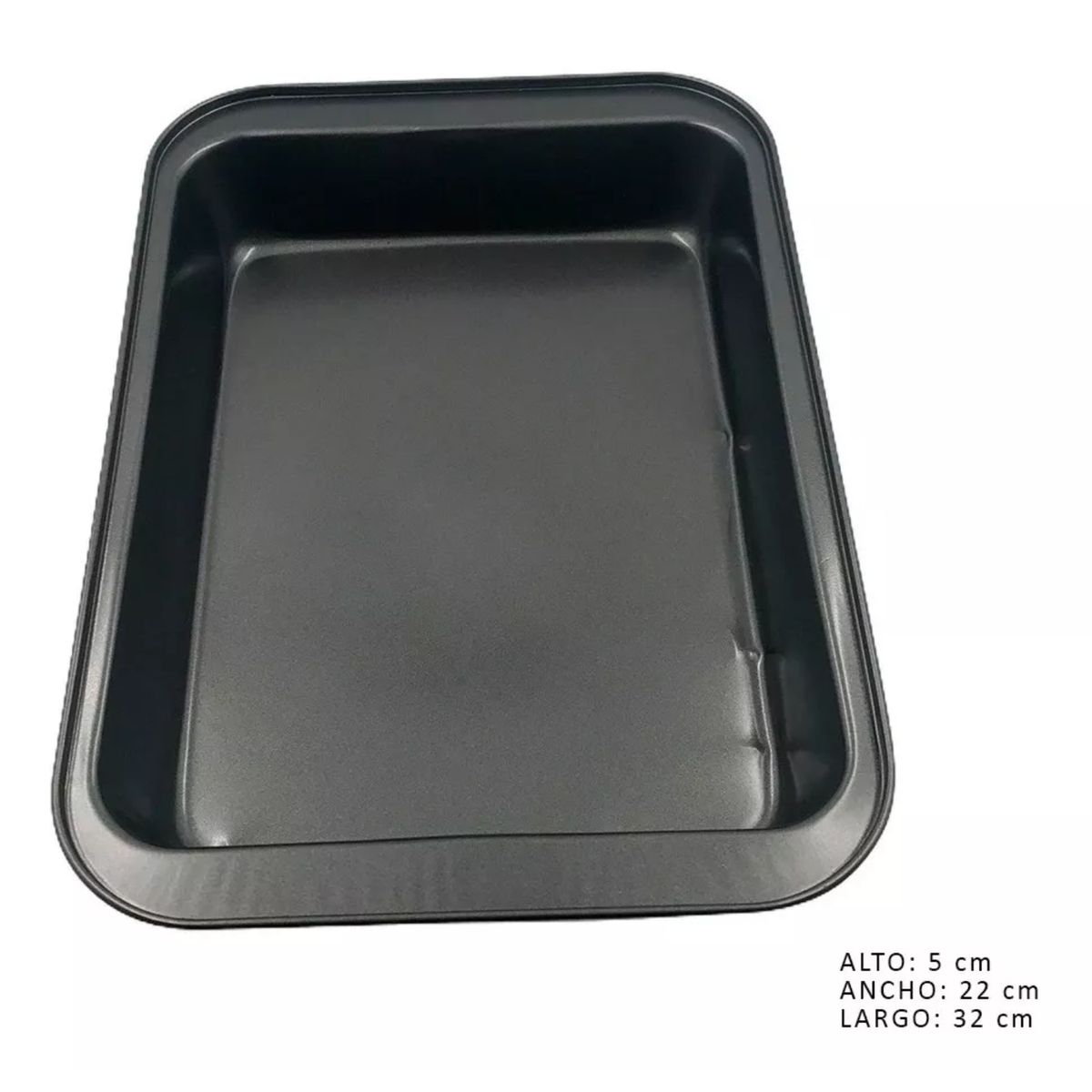 GENERICO - Molde Fuente Para Comidas De Teflon Antiadherente 37x25x5