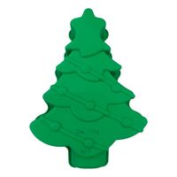 Molde De Silicona Para Queques Tortas Con Forma De Arbol.