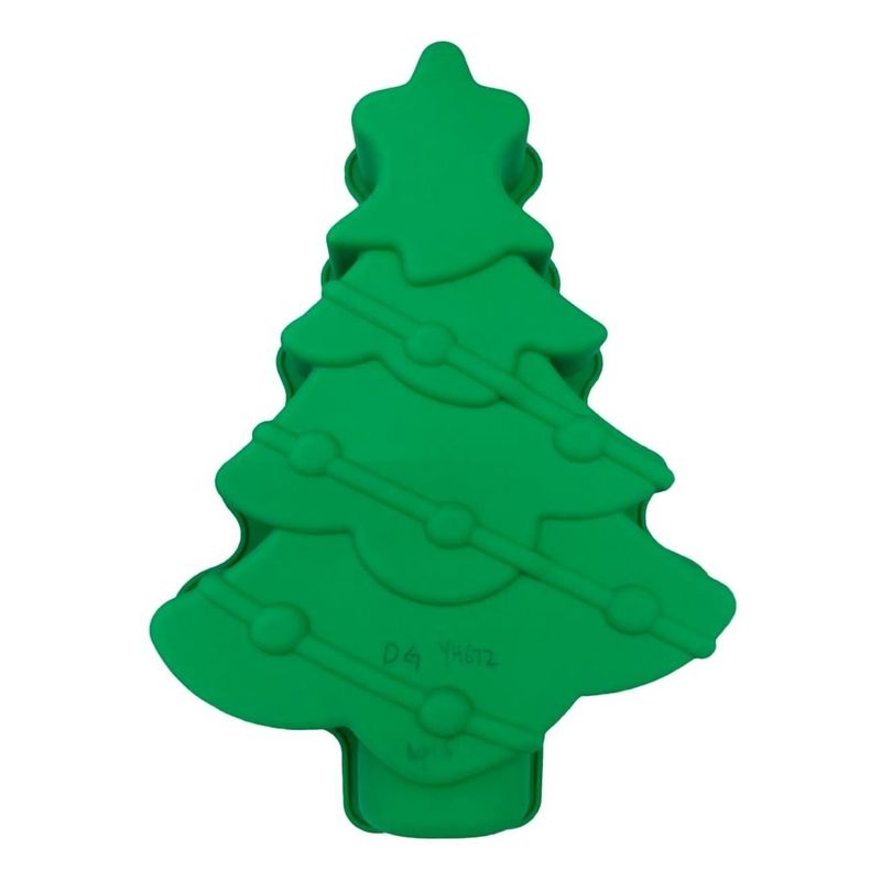 GENERICO - Molde De Silicona Para Queques Tortas Con Forma De Arbol.
