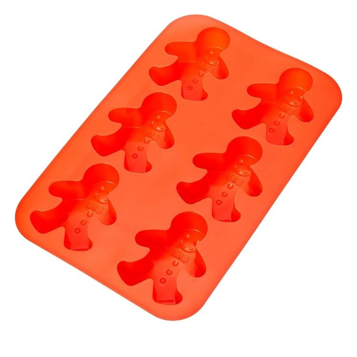 GENERICO - Molde De Silicona Para Queques Forma Muñecos De Jengibre.