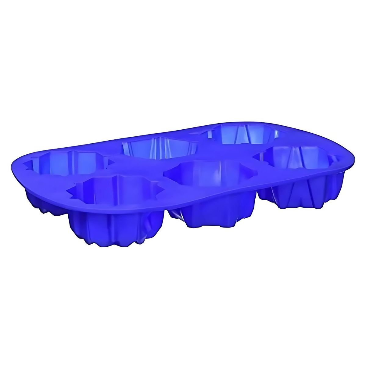 GENERICO - Molde De Silicona Forma Para Queque Con Forma Copo De Nieve.