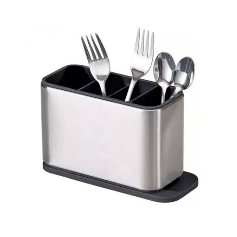 GENERICO - Escurridor De Cubiertos Utensilios Cocina Acero Inoxidable.