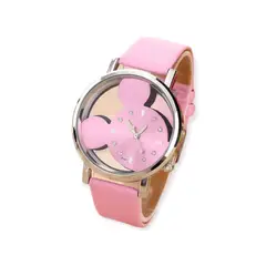 GENERICO - Reloj Minie Disney hermoso centro de color rosa