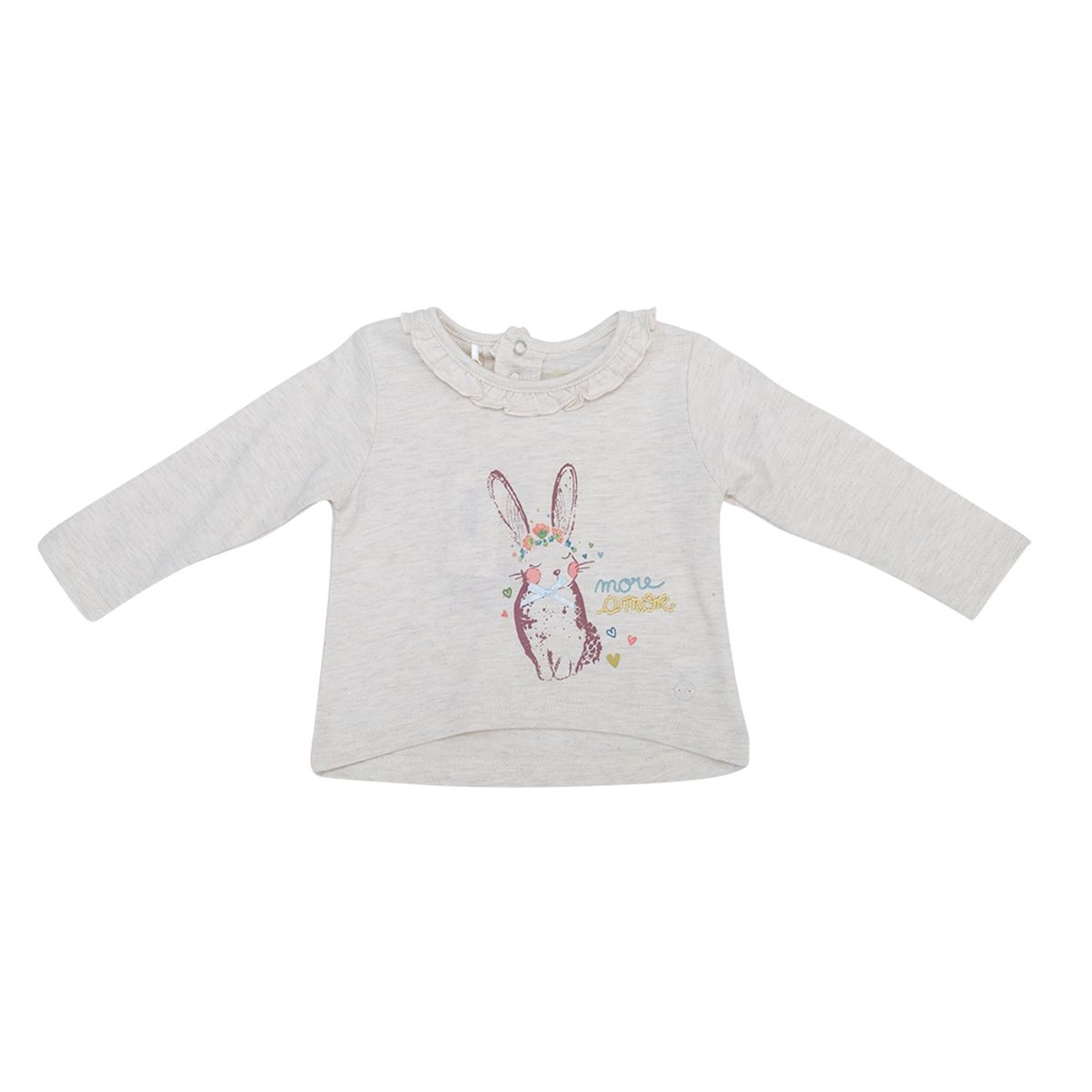 PILLIN - Polera Manga Larga Bebé Niña Rosado Pillin PILLIN