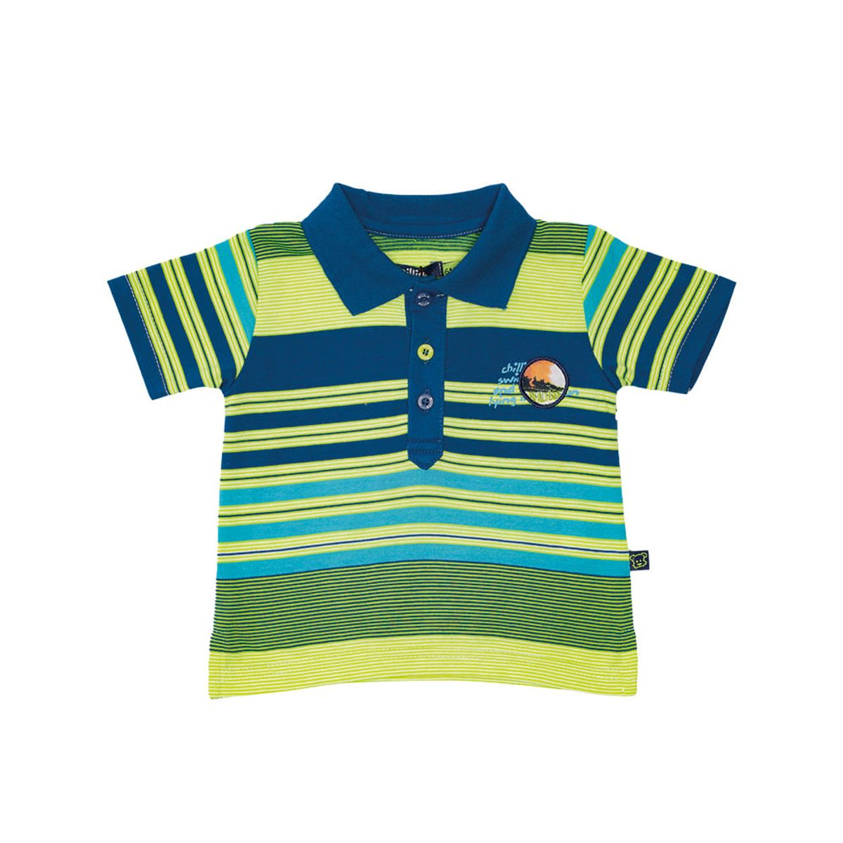 PILLIN - Polera Bebé Niño Turquesa Pillín PILLIN_.