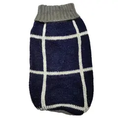 GENERICO - Chalecos Perros Diseño Azul con Líneas Blancas Talla XXL