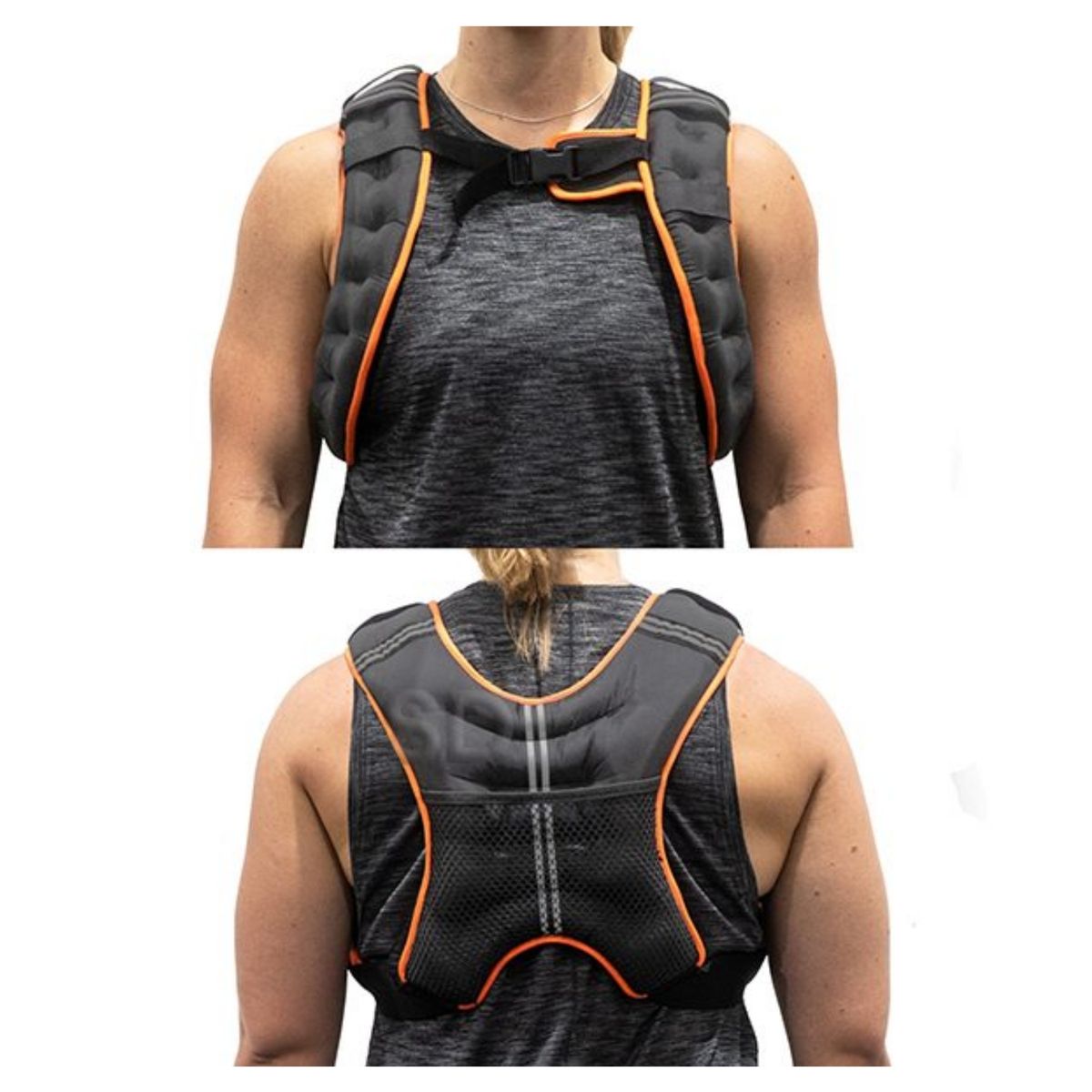 SDFIT - Chaleco con Peso 10 KG Running Orange T40-37