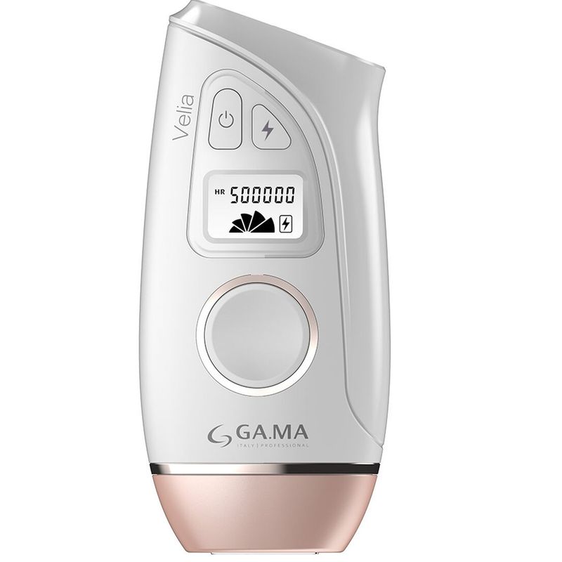 GAMA - Depiladora Ipl Laser Definitiva Gama Velia  Facial Cuerpo 500.000 Flash