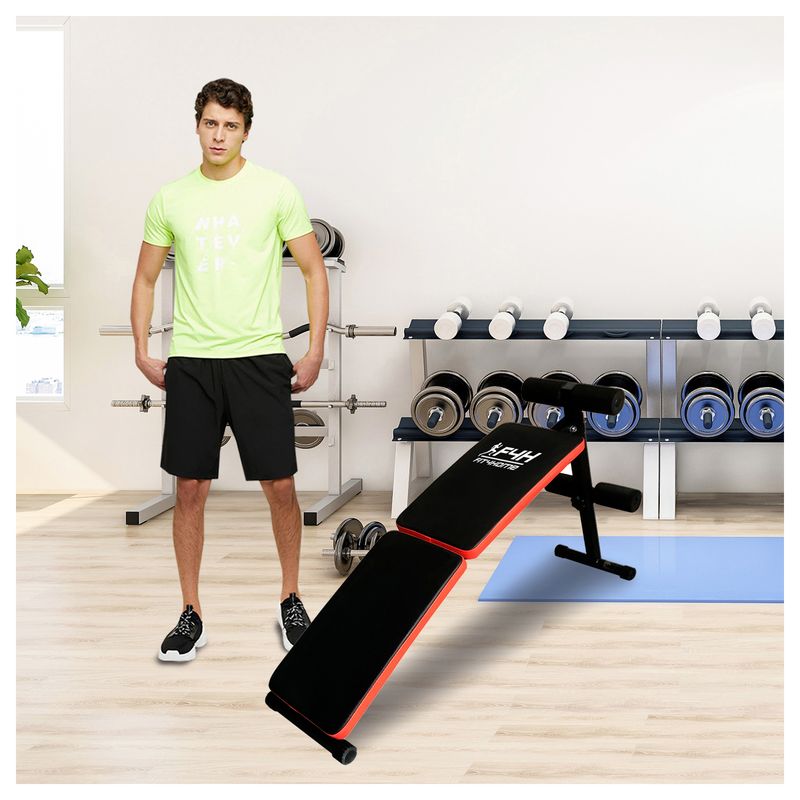 ATLETIS Banco de Entrenamiento para Abdominales Home Fit A100