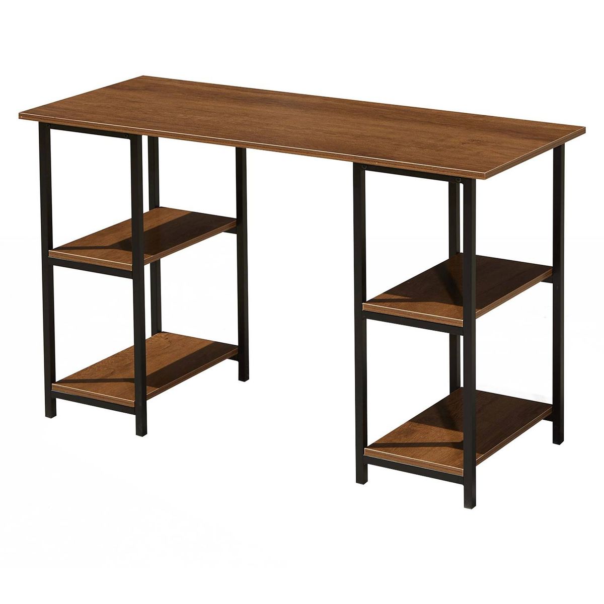 NOVAHUS - ESCRITORIO CON ESTANTERIA INFERIOR DOBLE