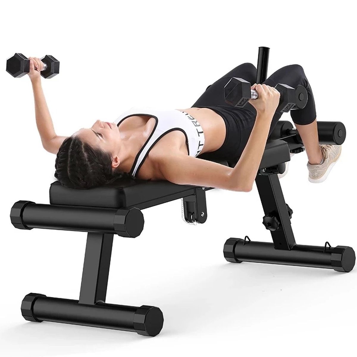 21K SPORTS - Banca De Ejercicio Regulable Pesas Multifuncional Sportime