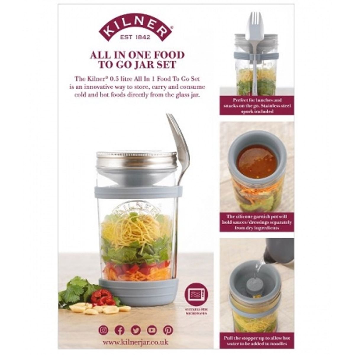 KILNER - Set Todo en 1 para Llevar.