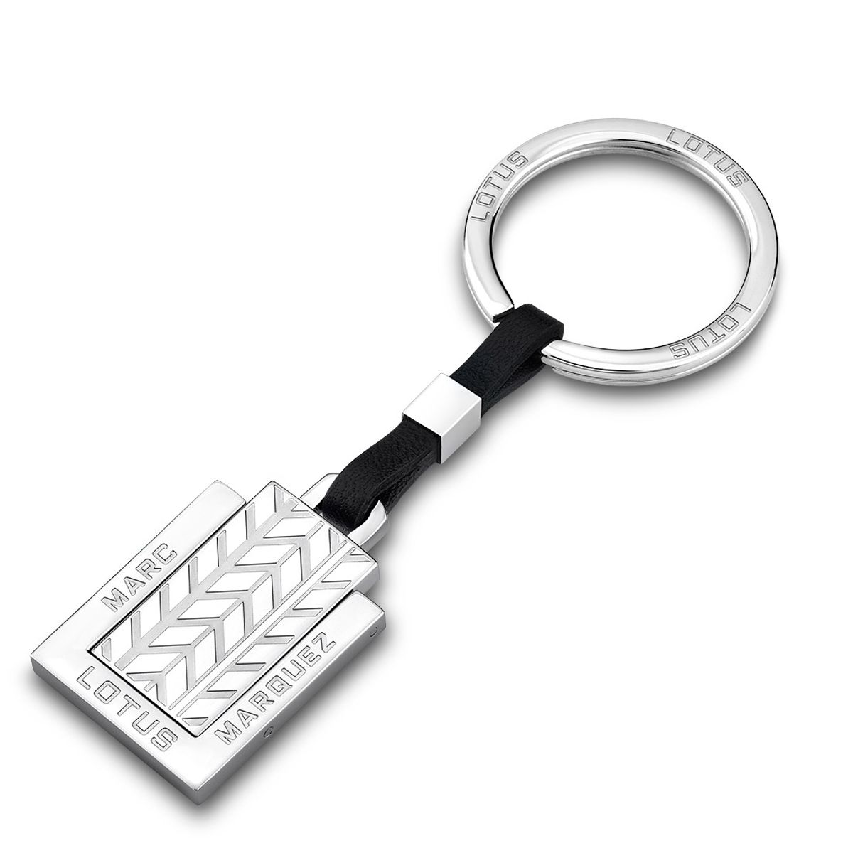 LOTUS STYLE - Llavero LS1762-7/1 para Hombre de Acero inoxidable