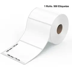 GENERICO - 1 Rollo De Etiquetas Termicas Autoadhesivas 100x150. 500 uni