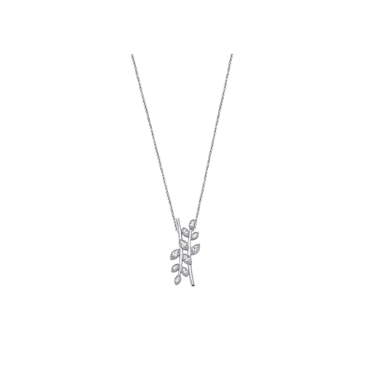 LOTUS SILVER - Collar LP1783-1/1 Lotus Silver Plateado Mujer Pure Essential