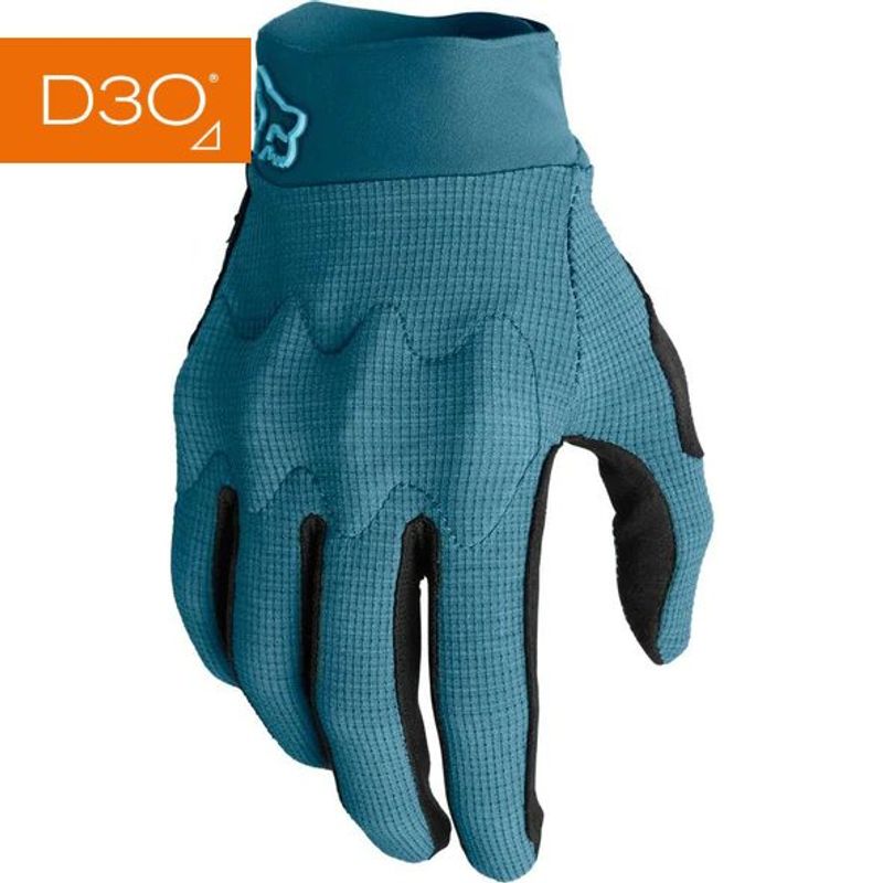 FOX - Guantes Bicicleta Defend D30 Azul Fox FOX