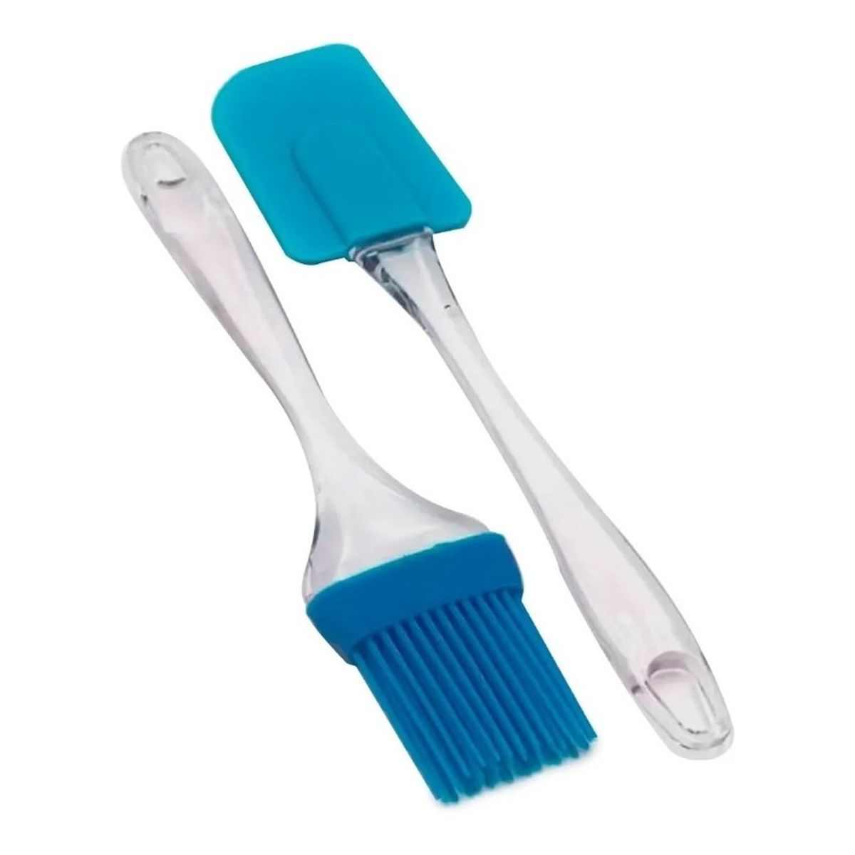 GENERICO - Set De Brocha Y Mezquino De Silicona Para Reposteria.