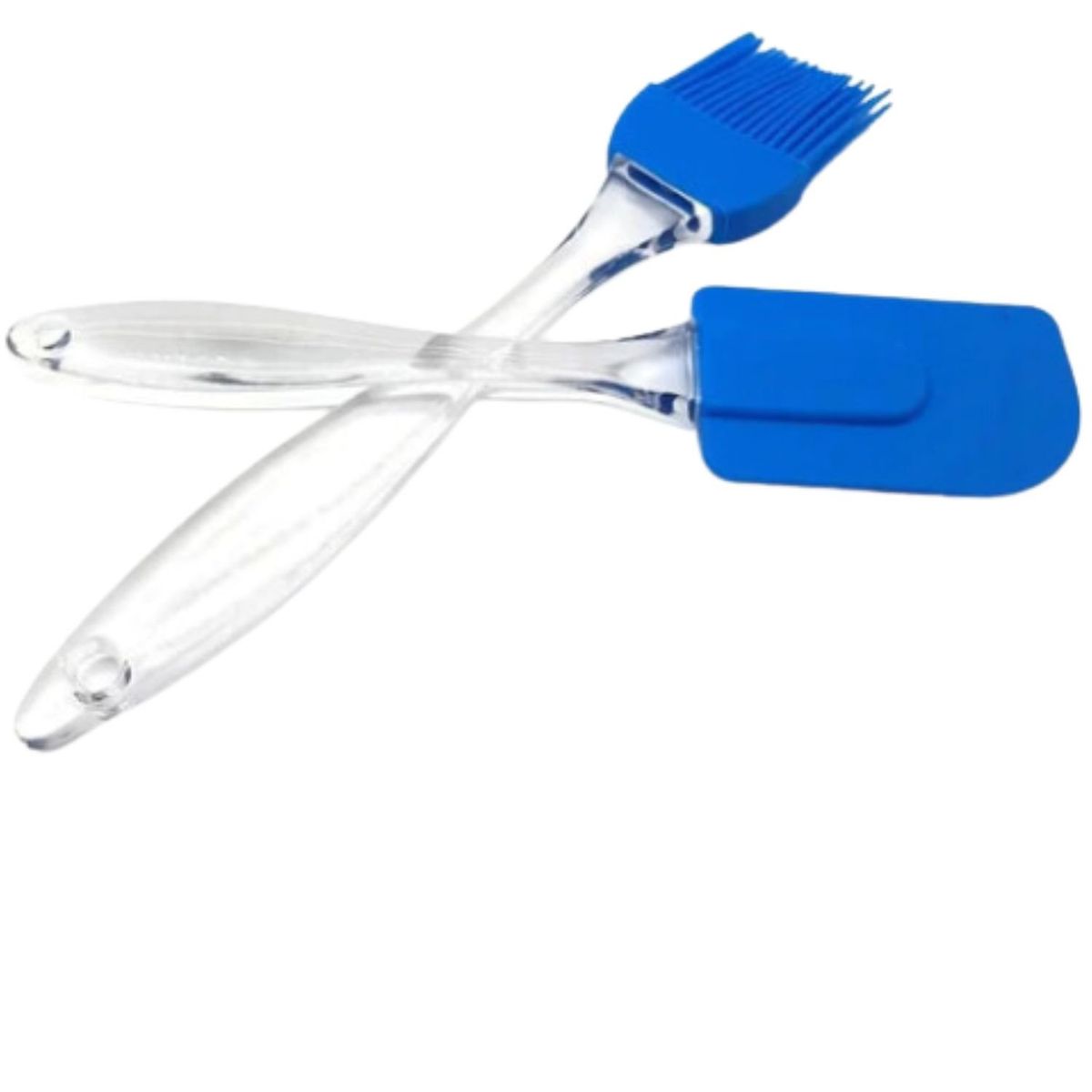 GENERICO - Set De Brocha Y Mezquino De Silicona Para Reposteria.