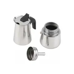 GENERICO - Cafetera Italiana Acero Inoxidable 9 Tazas Espresso.