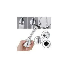 GENERICO - Grifo Cuello Flexible Giratorio Para Lavaplatos 2 Modos