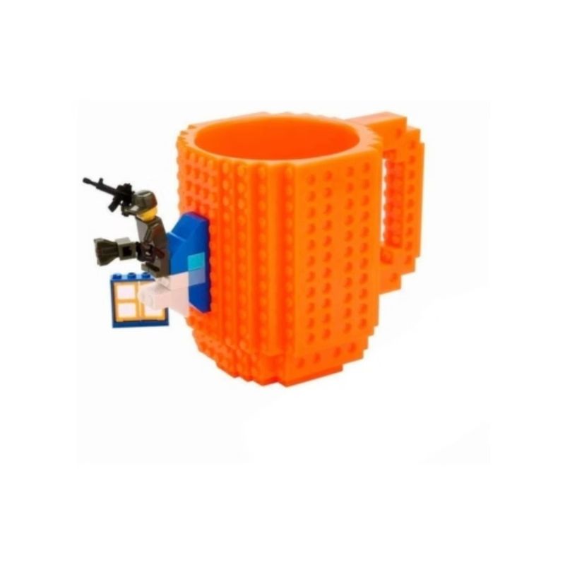 GENERICO - Tazon Mug Bloques Tazon Taza Mug Para Jugar Con Bloques Colores.