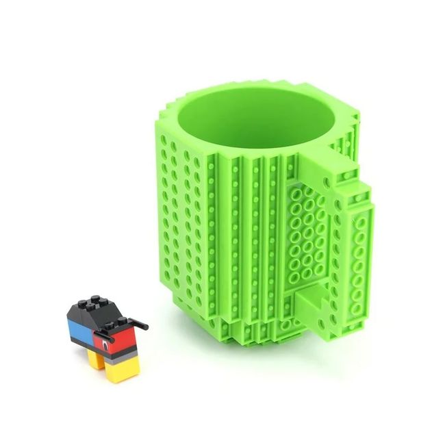 GENERICO - Tazon Mug Bloques Tazon Taza Mug Para Jugar Con Bloques Colores.