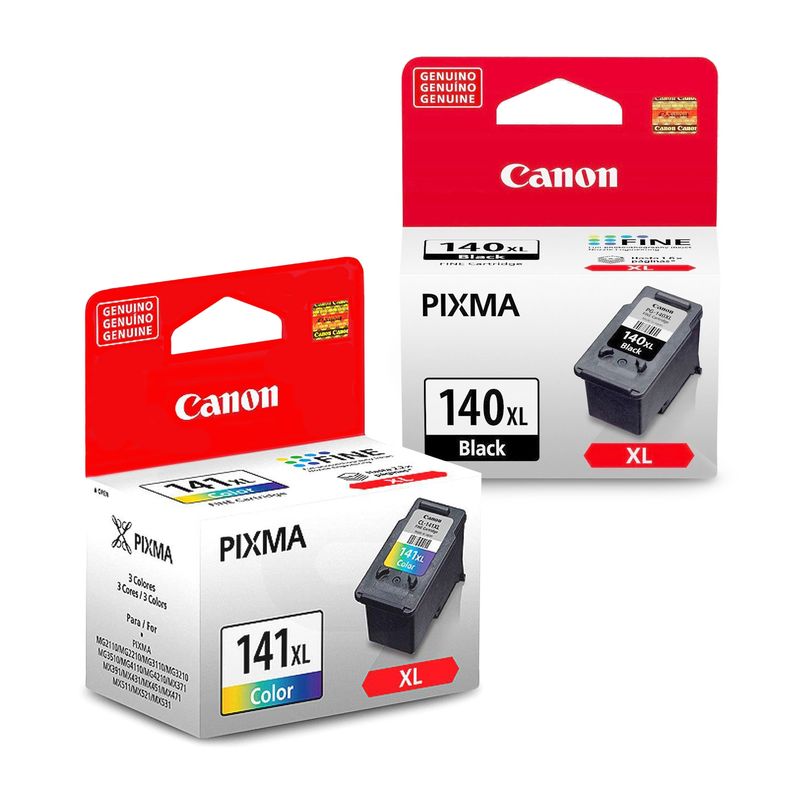 CANON - 2 Tintas Canon Originales PG140xl + CL141xl Mg2110/mg3110 Civa
