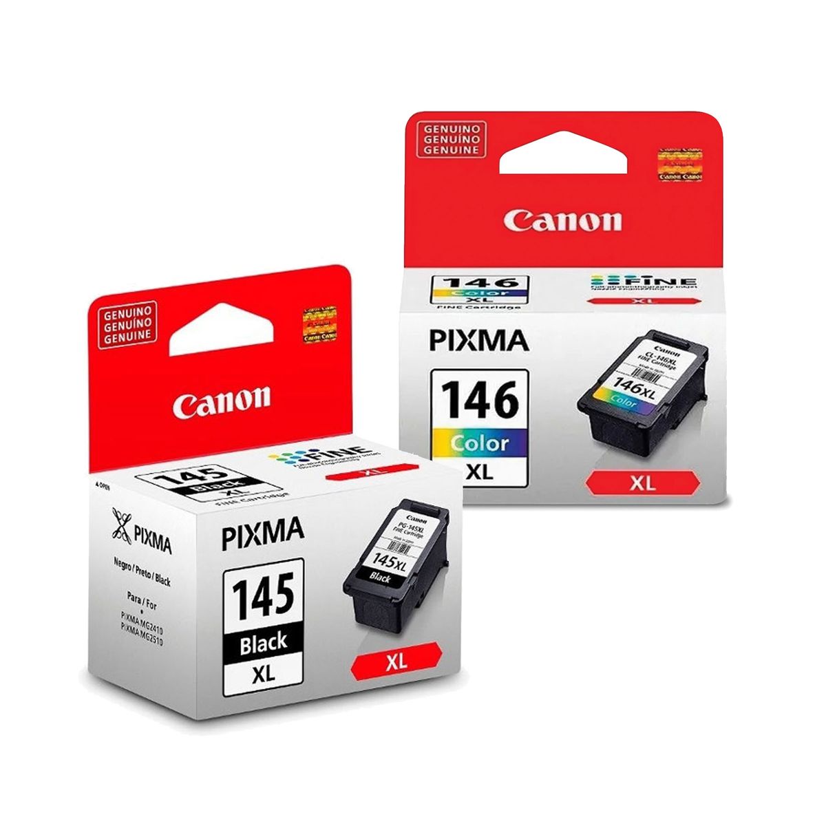 CANON - 2 Tintas Canon Originales PG145 xl + CL146 xl Ip2810 Mg2410 C/iva