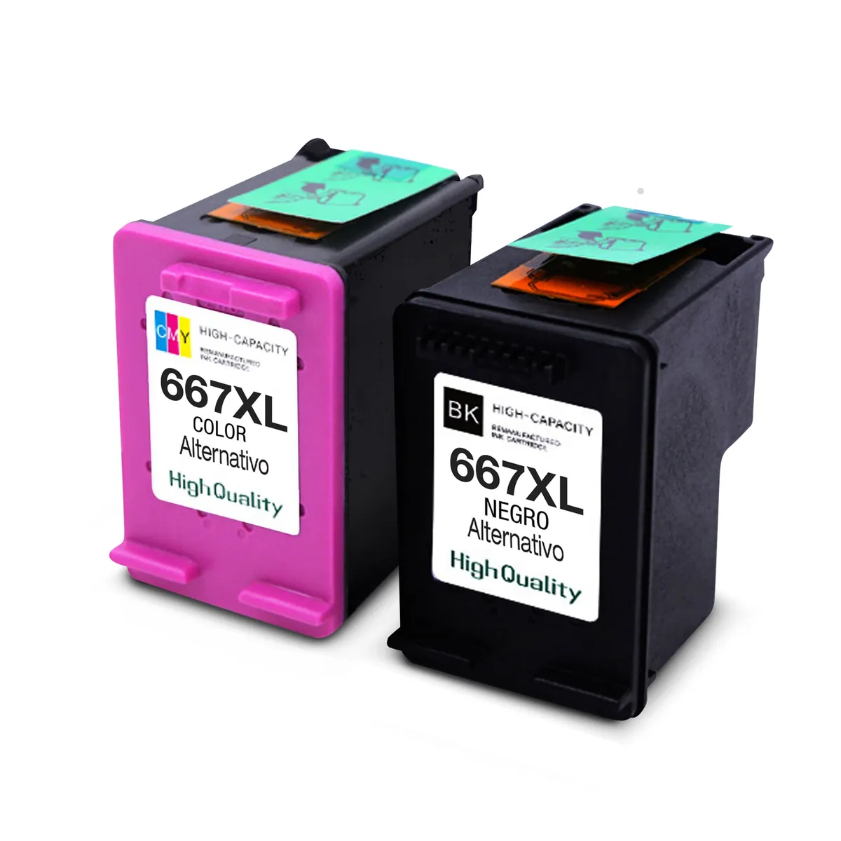 GENERICO - 2 Tintas Opcionales 667 xl Opcional 1275/2374/2375/2376/2775 C/iva