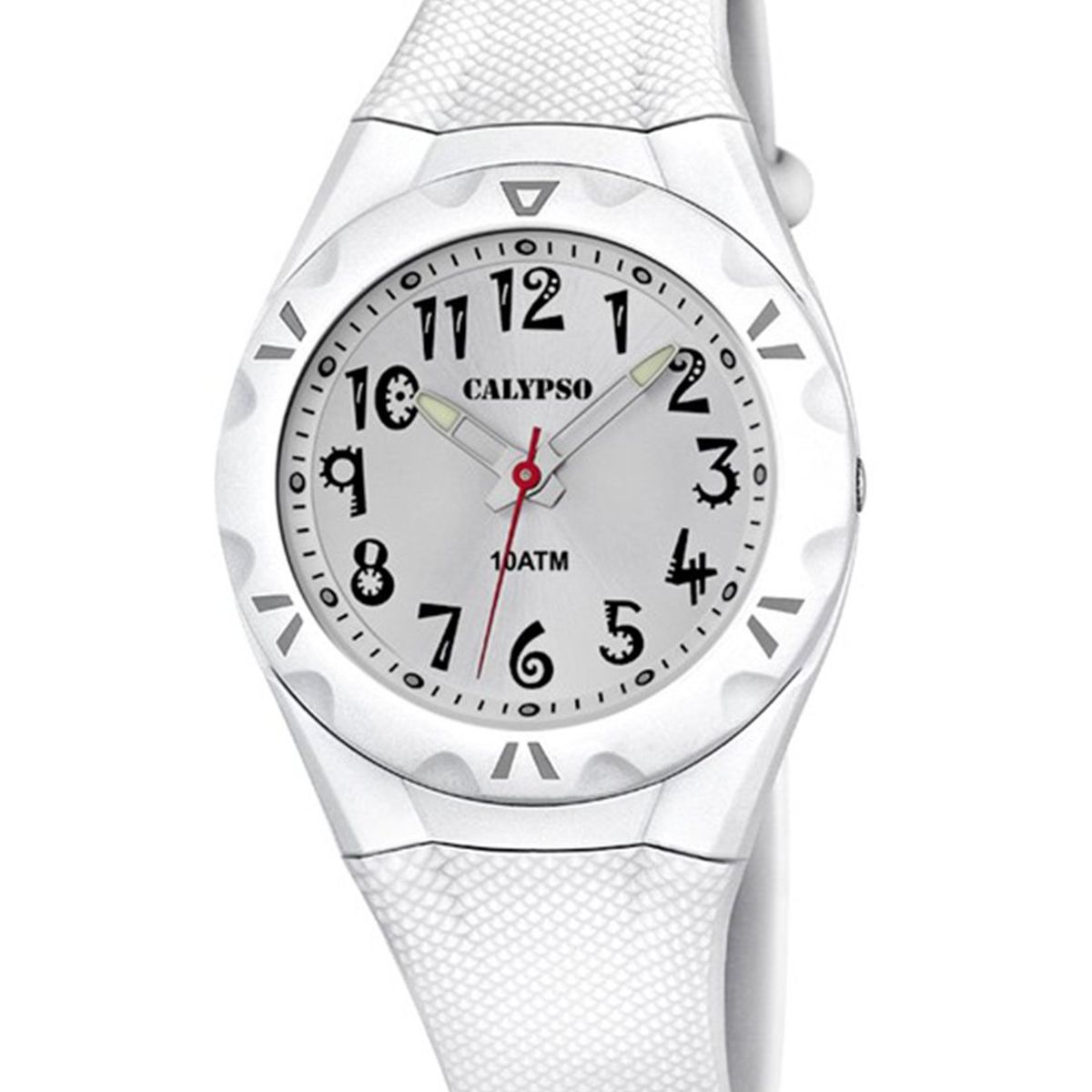 CALYPSO - Reloj K6064/1 Calypso Blanco Infantil Digital Crush