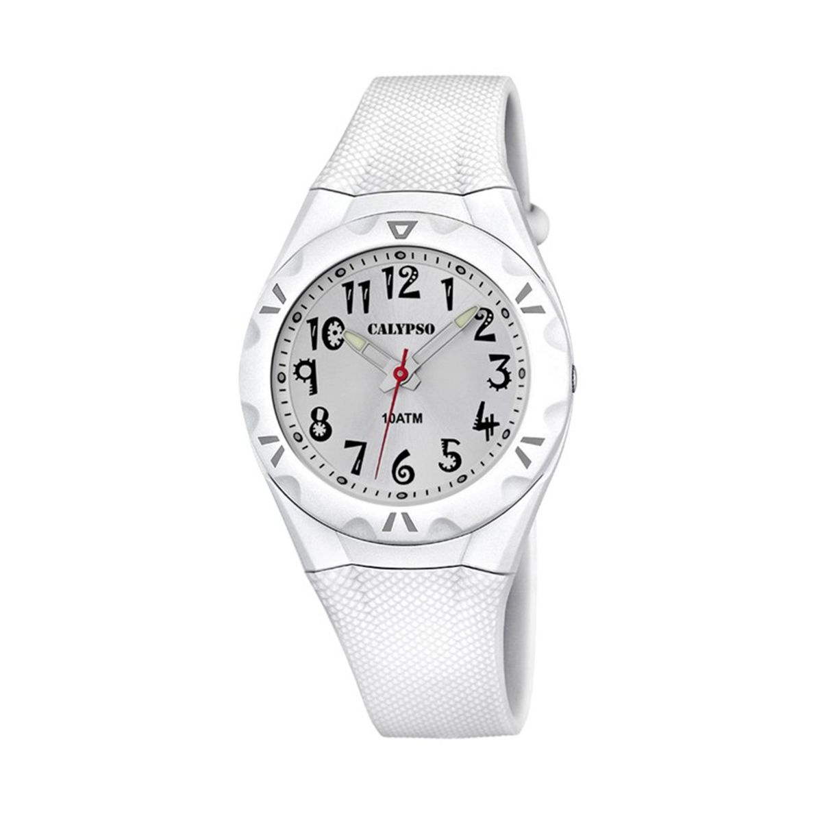 CALYPSO - Reloj K6064/1 Calypso Blanco Infantil Digital Crush