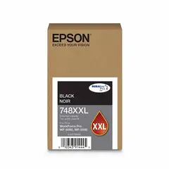 EPSON - TINTA T748XXL NEGRO Workforce Pro Wf-6090 Wf-6590 Civa