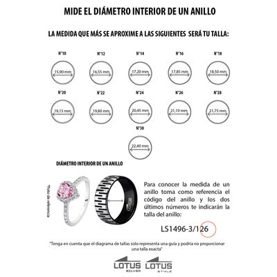 Imagen 2 del producto Anillo LP3380-3/118 Mujer Pure Essential