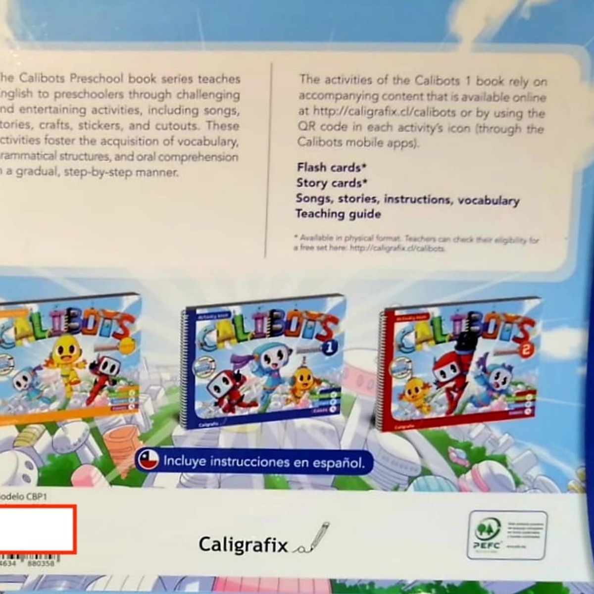 TOP10BOOKS - TEXTO Calibots Preschool N° 1 - Editorial Caligrafix