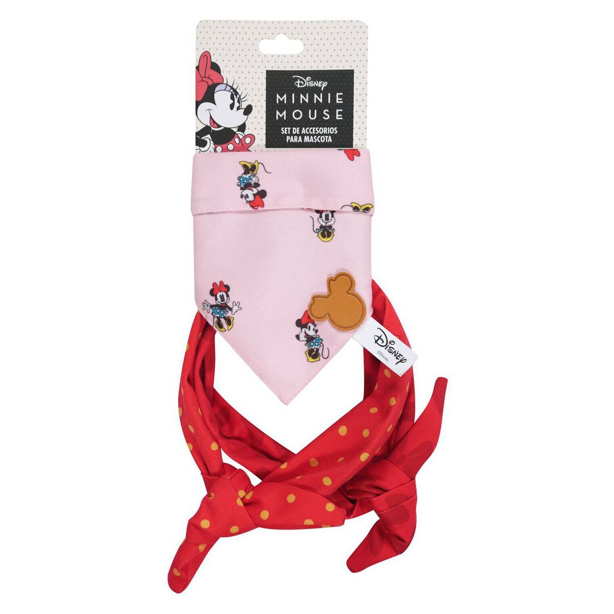 DISNEY - Bandana Pets Minnie Iconos Rojo Disney